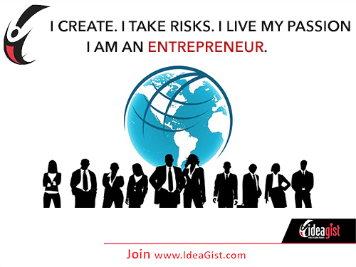 Create. Take Risks. Live Your Passion. Entrepreneurship.