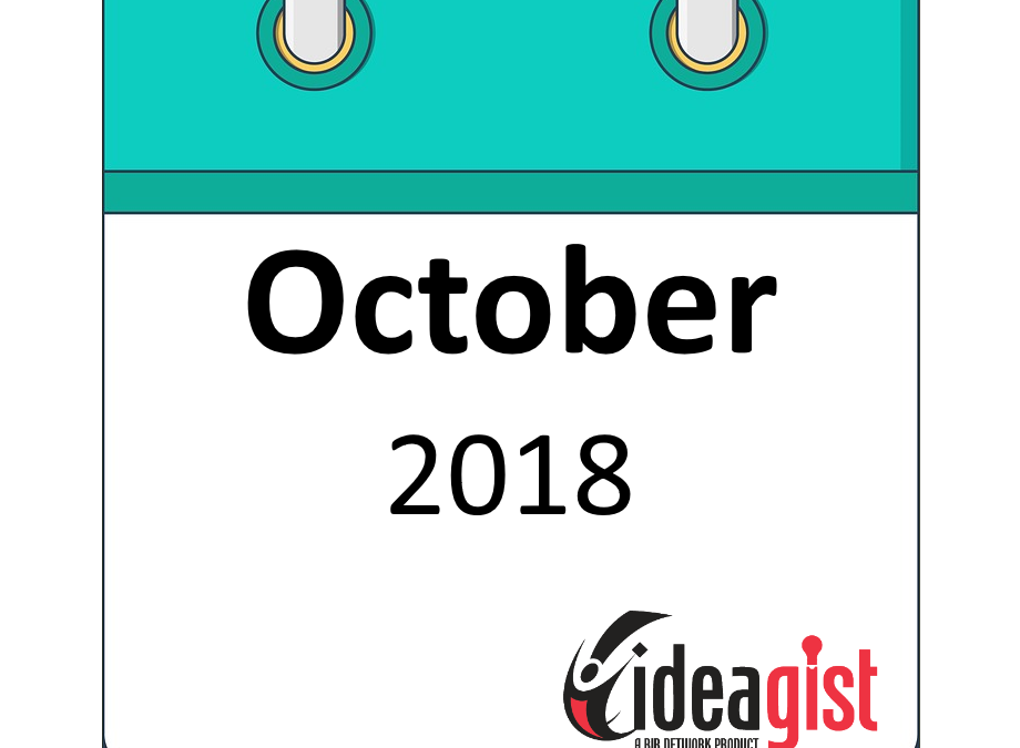 IdeaGist Newsletter – October 2018